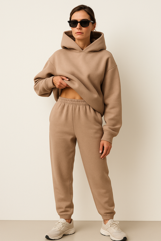 Women's Lounge Tracksuit | High Waist, Two Piece
